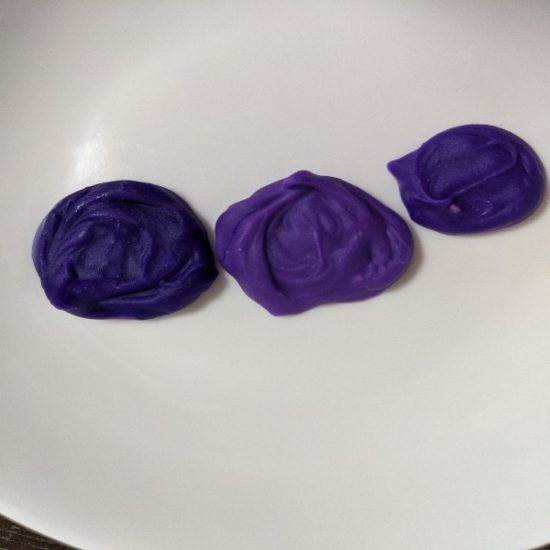 キャラチョコ紫,作り方,